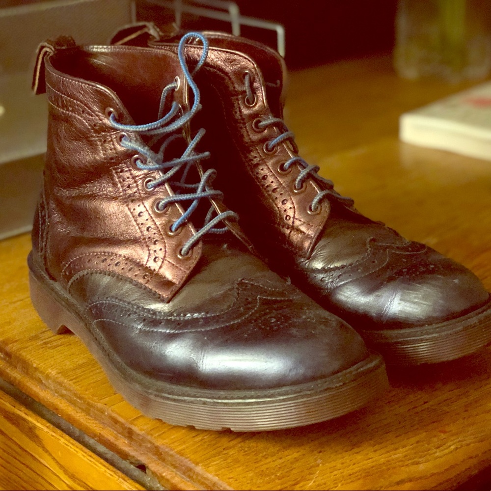 Dr Martens Made In England Metallic Anthony Boots